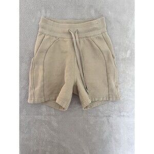 Lululemon Womens 0 Scuba High-Rise Short 5" Heathered Core Trench Beige Color